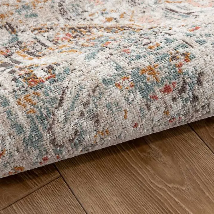 Kirklands Home Outdoor Rugs|Faded Turkish Indoor/Outdoor Area Rug, 5x7 Ivory