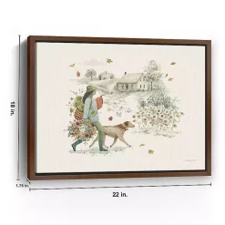 Best Fall Festival Framed Canvas Art Print Fall