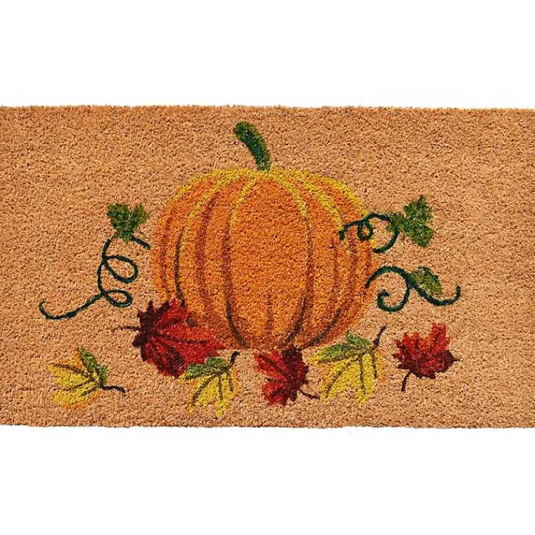 Kirklands Home Doormats|Fall Pumpkin Coir Doormat