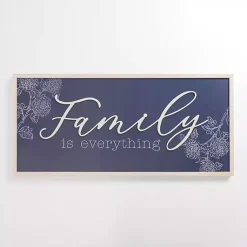 Kirklands Home Wall Quotes & Signs|Family is Everything Wall Plaque Blue