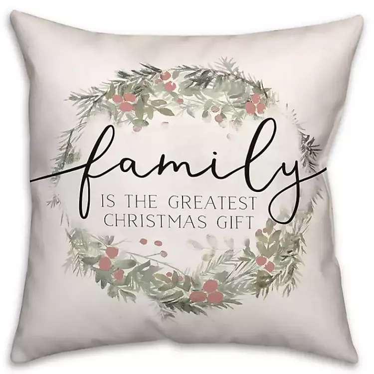 Hot Family is the Greatest Christmas Gift Pillow Christmas Pillows