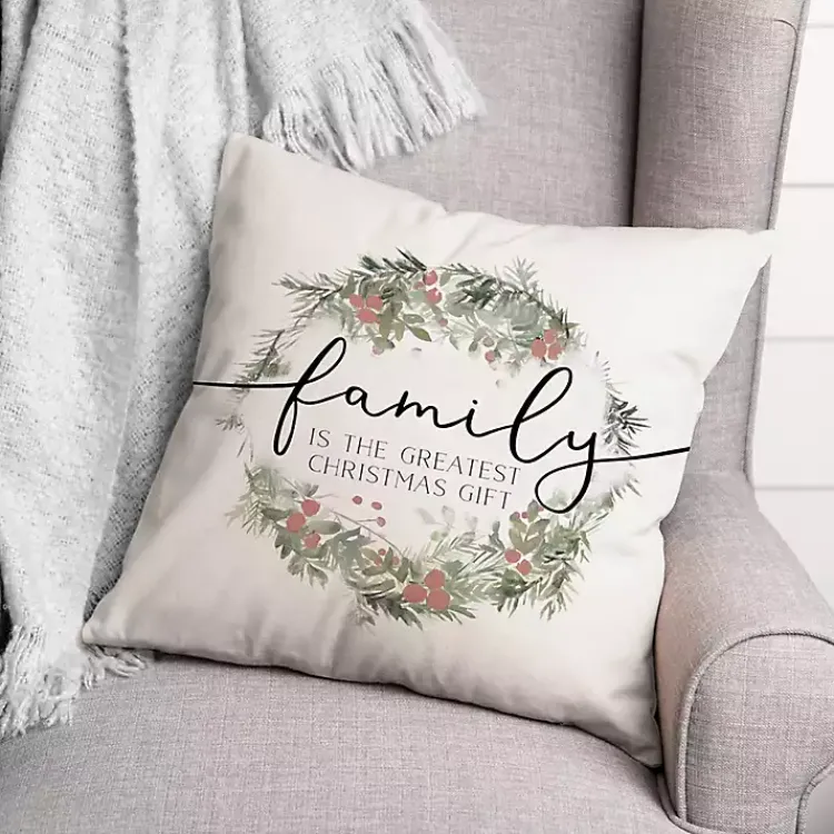 Hot Family is the Greatest Christmas Gift Pillow Christmas Pillows