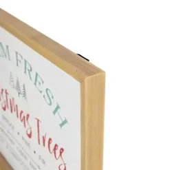 Best Farm Fresh Christmas Trees Wood Framed Wall Plaque Christmas Art & Wall Decor