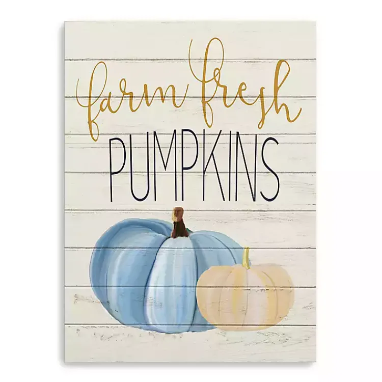 Sale Farm Fresh Pumpkins Canvas Art Print Fall
