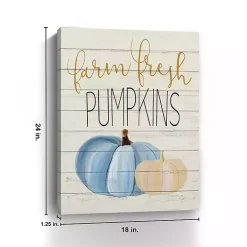 Sale Farm Fresh Pumpkins Canvas Art Print Fall