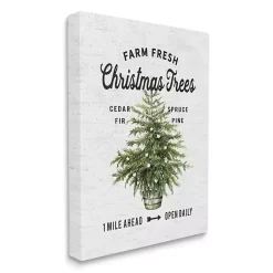 Outlet Farm Fresh Trees Christmas Wall Plaque Christmas Art & Wall Decor