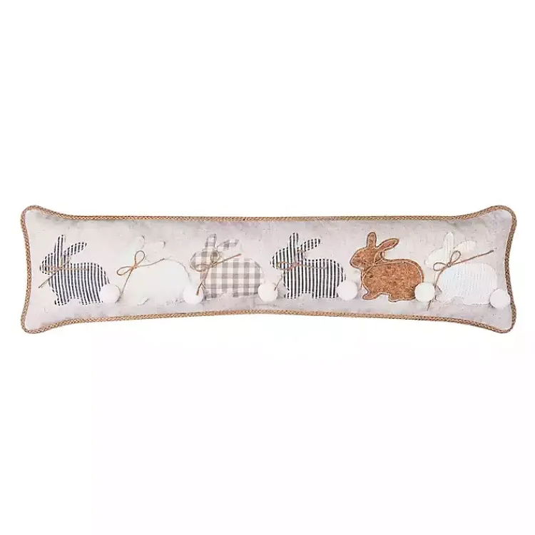 Sale Farmhouse Bunnies Bench Pillow Pillows