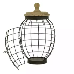 Best Farmhouse Wire Frame 2-pc. Decorative Jar Set Decorative Bowls & Jars