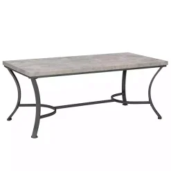 Kirklands Home Coffee Tables|Faux Concrete 3-pc. Coffee & Side Table Set Tan