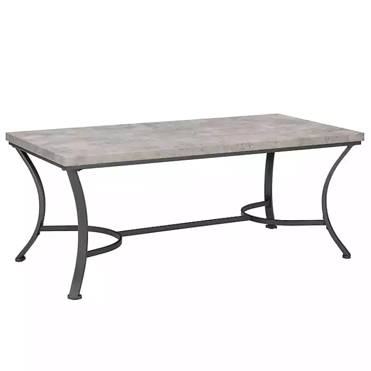 Kirklands Home Coffee Tables|Faux Concrete 3-pc. Coffee & Side Table Set Tan