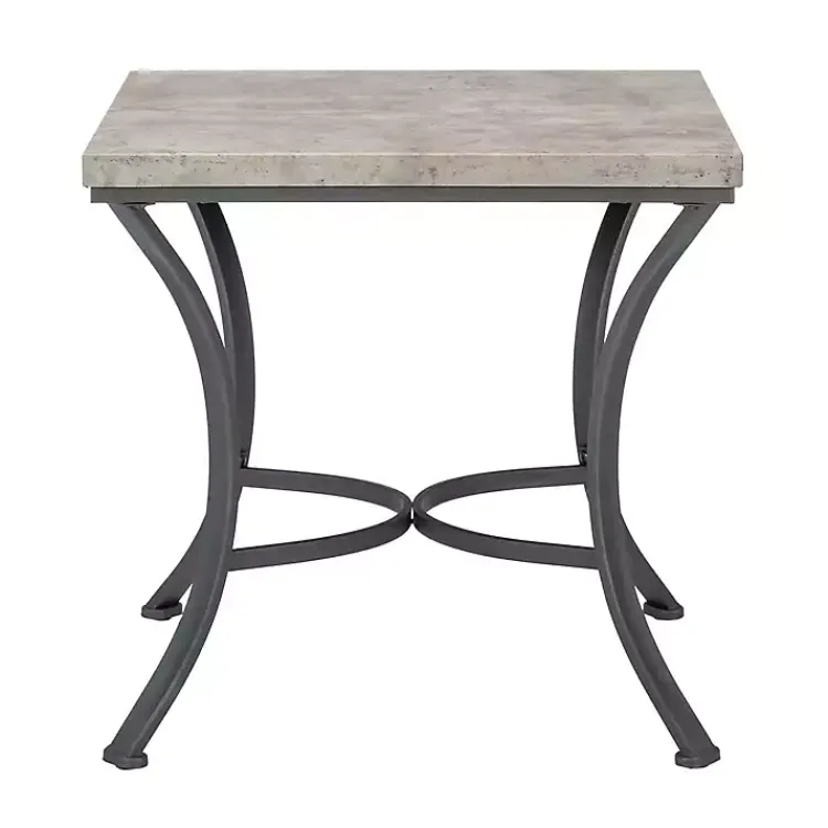 Kirklands Home Coffee Tables|Faux Concrete 3-pc. Coffee & Side Table Set Tan