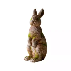 Kirklands Home Garden Statues|Faux Concrete Rabbit Outdoor Statue