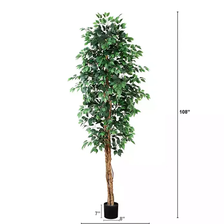 New Faux Ficus Tree, 9 ft. Trees & Topiaries