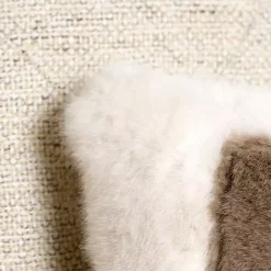 Discount Faux Fur Monogram K Pillow Pillows