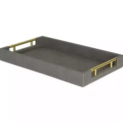 Online Faux Leather Tray Decorative Trays