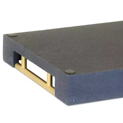 Online Faux Leather Navy Tray Decorative Trays