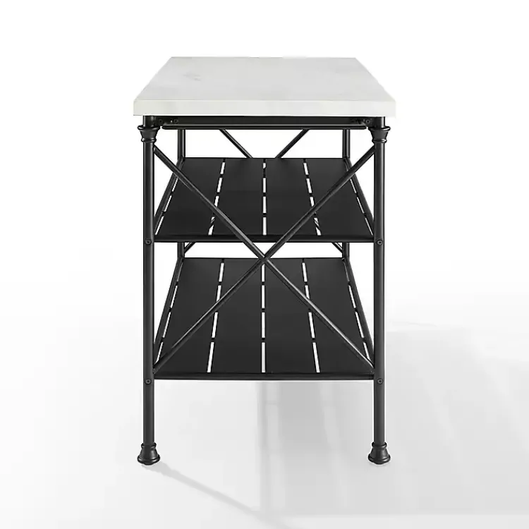 Kirklands Home Kitchen Islands & Bar Carts|Faux Marble Top 3-Tier Melody Kitchen Island