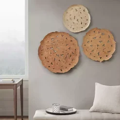 Kirklands Home Wall Plaques|Feathers Collage 3-pc. Wall Plaque Set