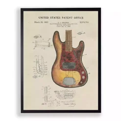 Kirklands Home Framed Art|Fender Electric Guitar Framed Art Print