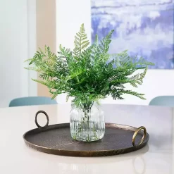 Best Fern Arrangement in Textured Glass Vase Arrangements & Greenery