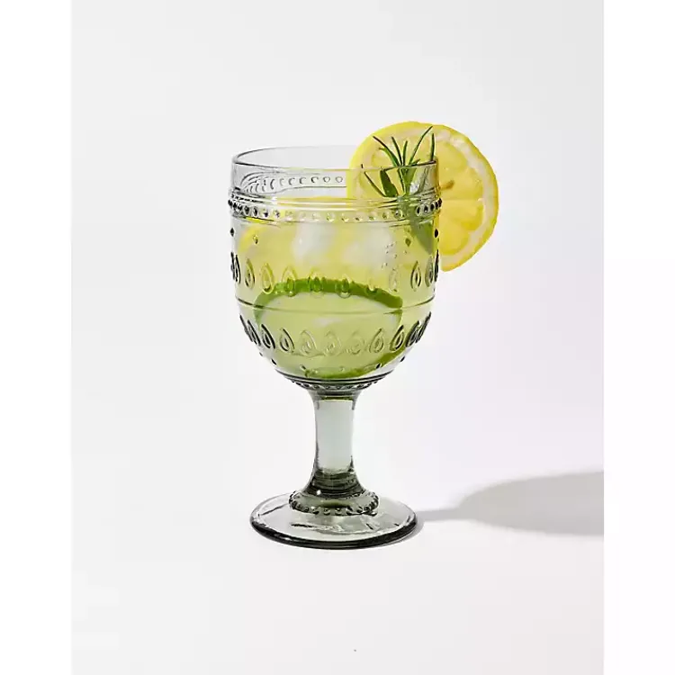 Kirklands Home Glassware & Drinkware|Fez Wine Glasses, Set of 4 Gray