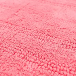 Kirklands Home Bathroom Rugs|Fiesta Plush Reversible Cotton Bath Mat, 60 in. Pink