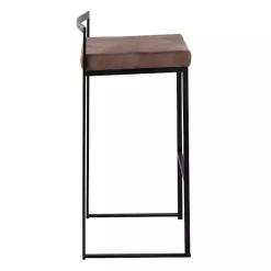 Kirklands Home Bar Stools & Counter Height Stools|Fiji Stackable Bar Stools, Set of 2 Brown