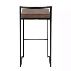 Kirklands Home Bar Stools & Counter Height Stools|Fiji Stackable Bar Stools, Set of 2 Brown