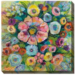 Kirklands Home Outdoor Wall Decor|Firecracker Flowers Outdoor Canvas Art Print Multi