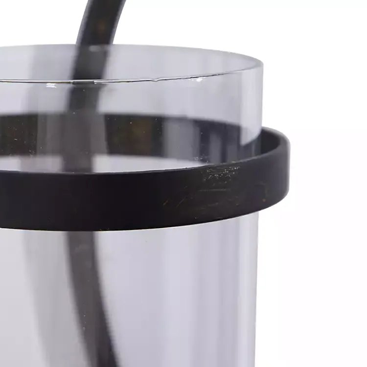 New Fleur Distressed Black Iron Sconce, 25 in. Sconces