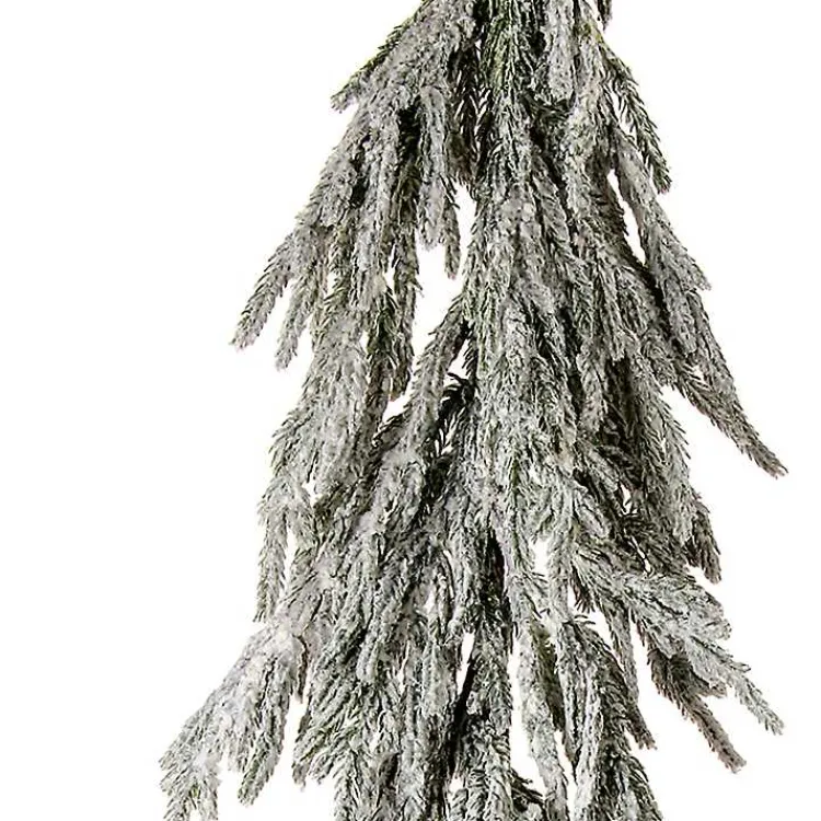 Best Flocked Norfolk Pine Garland Christmas Arrangements & Garland