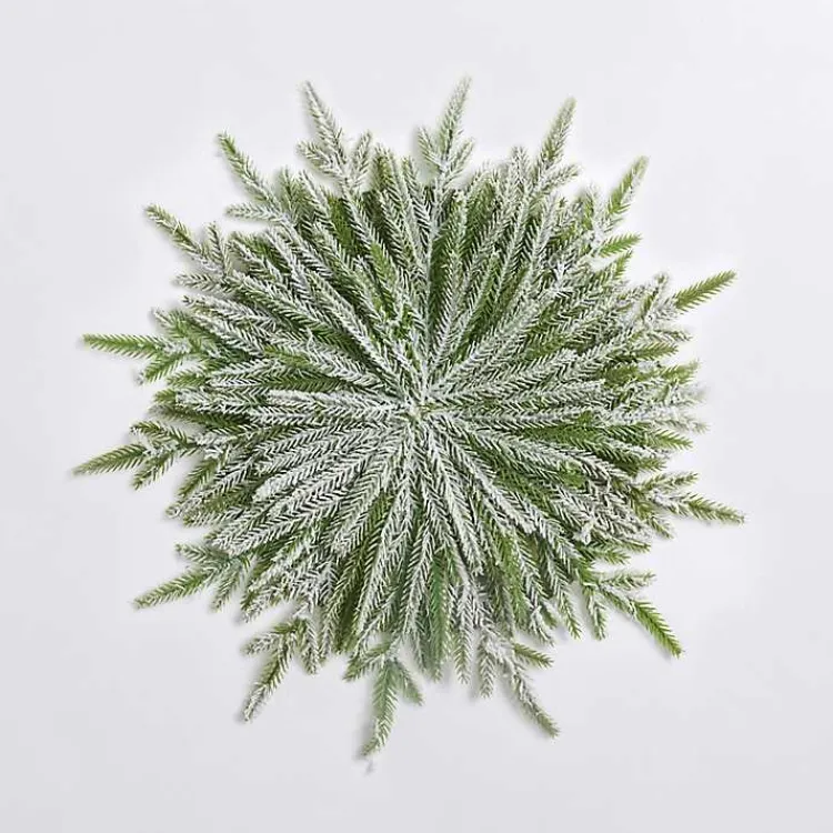 New Flocked Norfolk Pine Placemat Christmas Dining & Entertaining