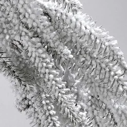 Best Flocked Weeping Noble Fir Garland Christmas Arrangements & Garland