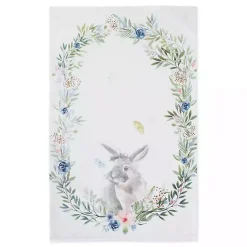 New Floral and Easter Bunnies Dish Towels, Set of 3 Easter Decorations