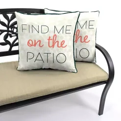 Kirklands Home Outdoor Cushions & Pillows|Floral Find Me on the Patio Outdoor Pillow