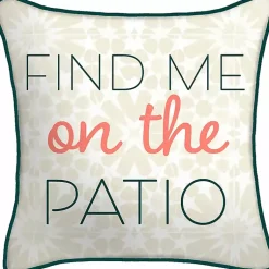 Kirklands Home Outdoor Cushions & Pillows|Floral Find Me on the Patio Outdoor Pillow