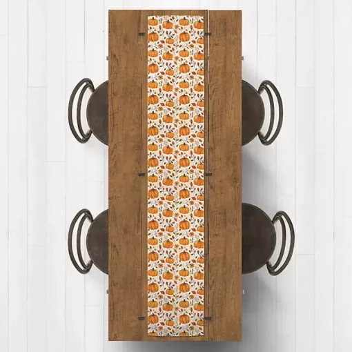 Best Floral Pumpkin Patch Table Runner, 72 in. Fall