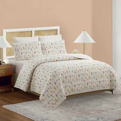 Kirklands Home Quilts|Floral Wallpaper 3-pc. Full/Queen Quilt Set