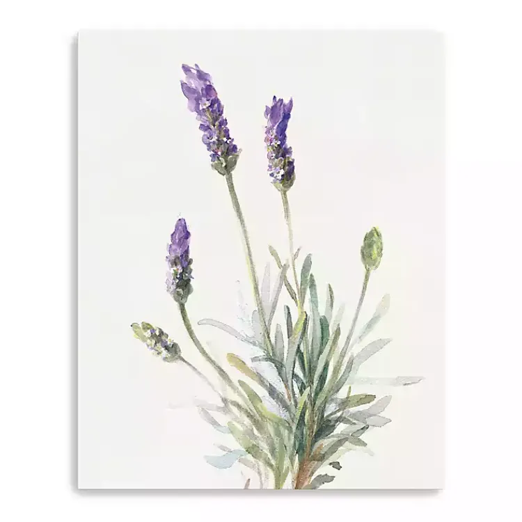 Kirklands Home Canvas Art|Floursack Lavender III Linen Canvas Art Print
