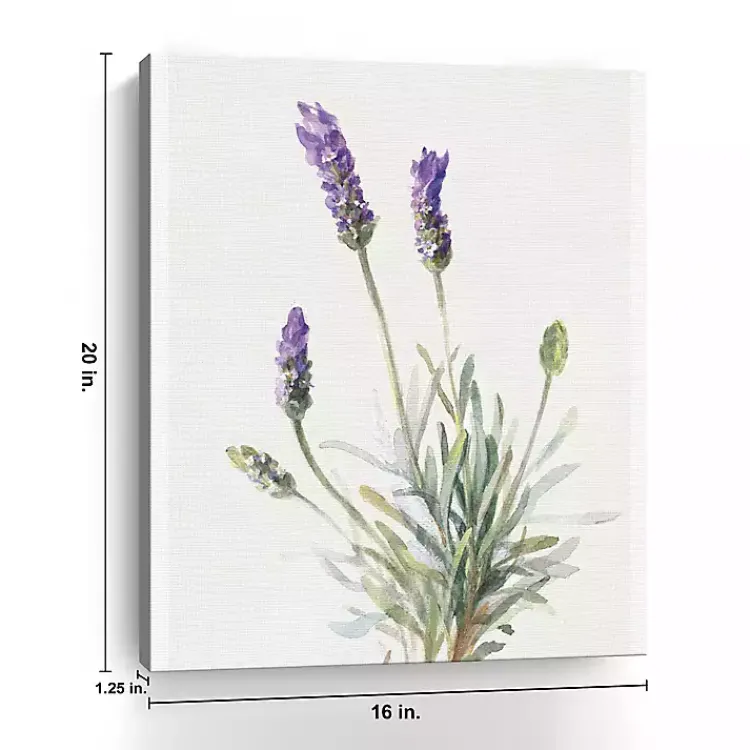 Kirklands Home Canvas Art|Floursack Lavender III Linen Canvas Art Print