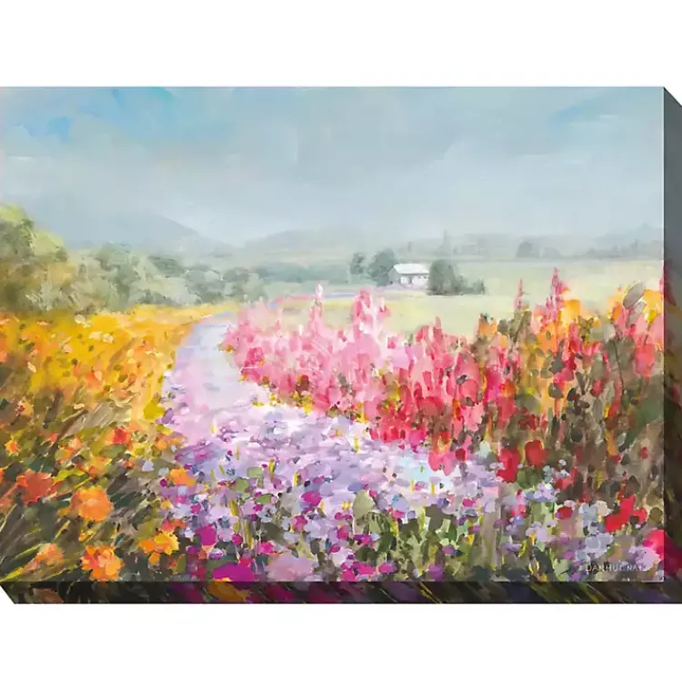 Kirklands Home Outdoor Wall Decor|Flowering Footpath Outdoor Canvas Art Print