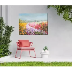 Kirklands Home Outdoor Wall Decor|Flowering Footpath Outdoor Canvas Art Print