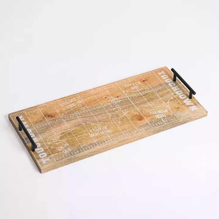 Kirklands Home Serving & Entertaining|Football Field Serving Board Tan