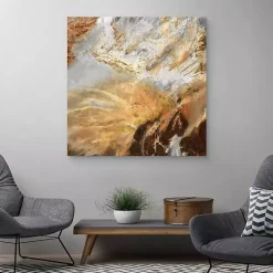 Kirklands Home Canvas Art|Formations Canvas Art Print, 35x35 in. Orange