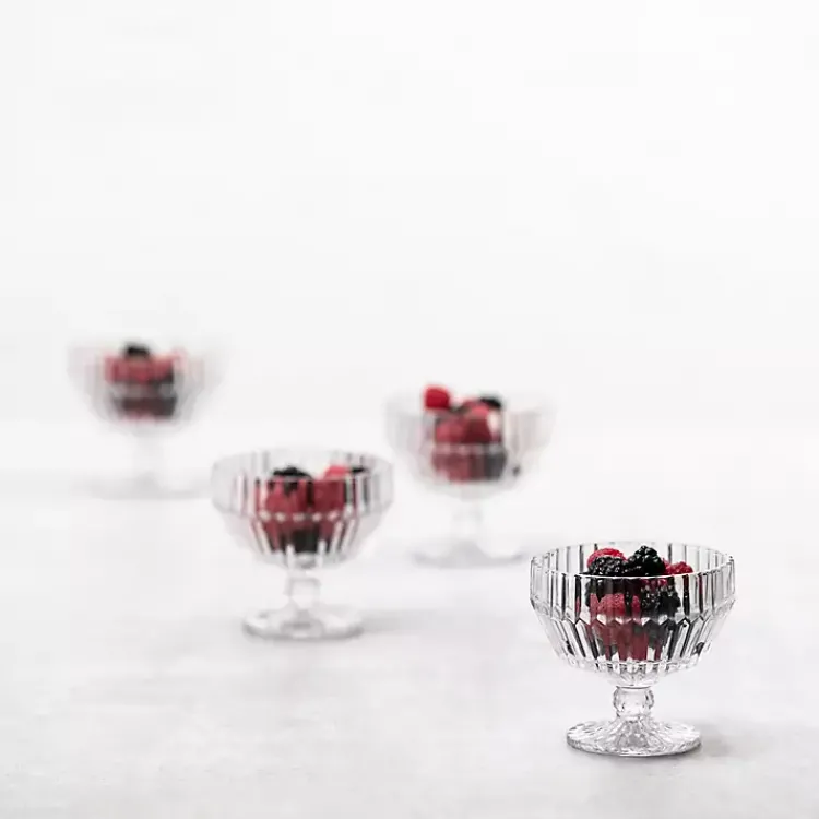 Kirklands Home Dinnerware|Fortessa Archie Dessert Bowls, Set of 6 Clear