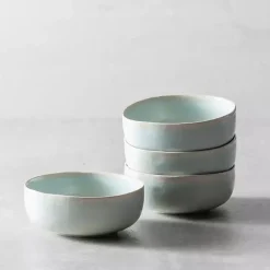 Kirklands Home Dinnerware|Fortessa Cypress Ceramic Soup Bowls, Set of 4 Blue