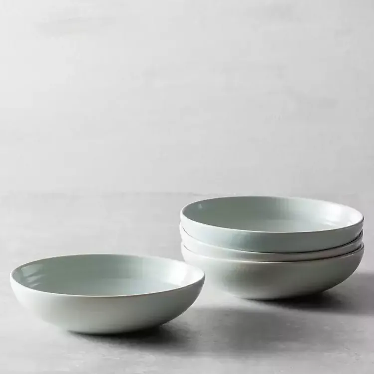 Kirklands Home Dinnerware|Fortessa Cypress Ceramic Pasta Bowls, Set of 4 Blue