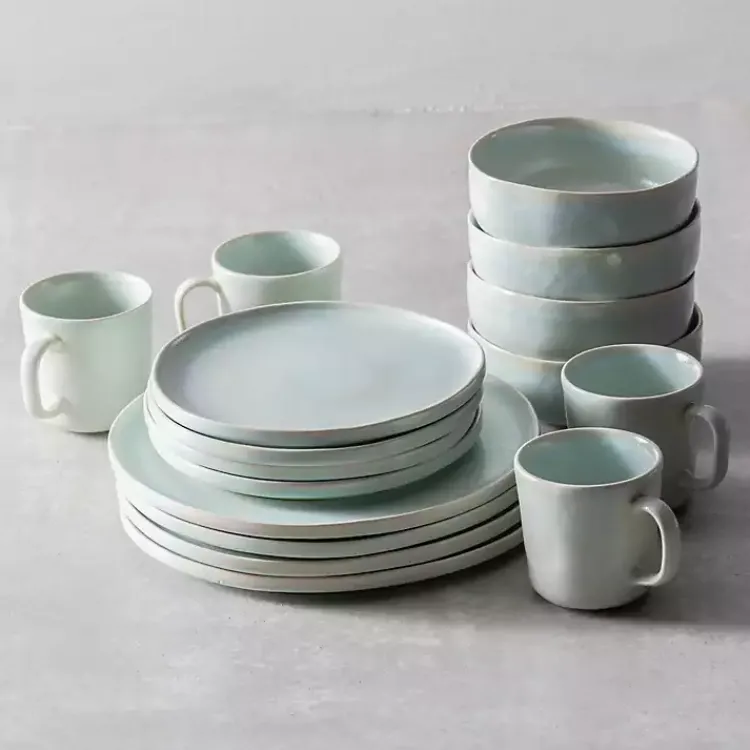 Kirklands Home Glassware & Drinkware|Fortessa Cypress Ceramic Espresso Cups, Set of 4 Blue