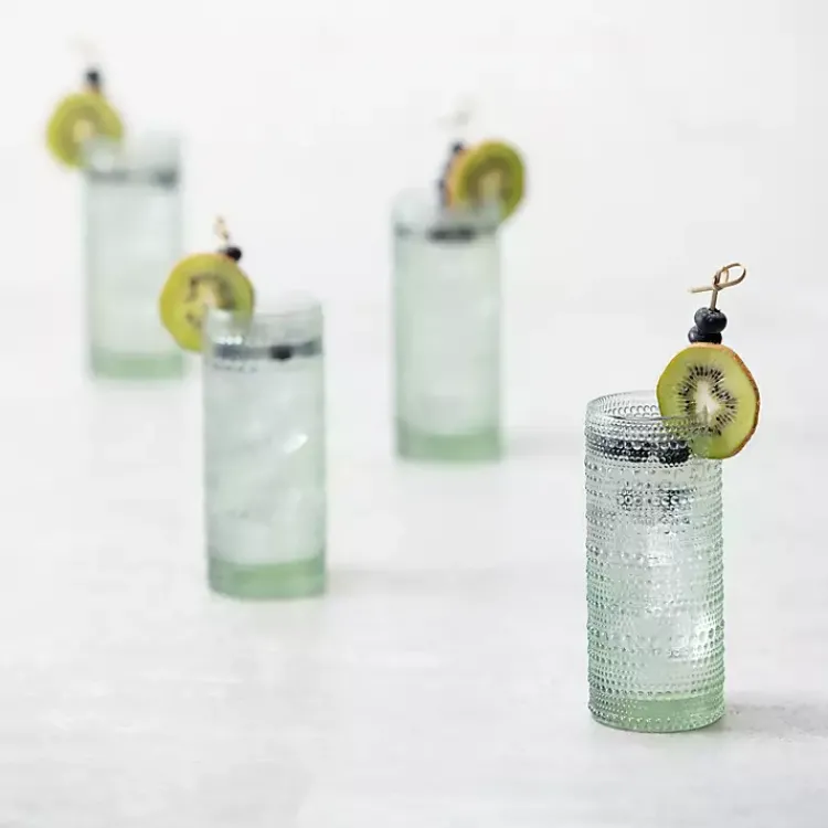 Kirklands Home Glassware & Drinkware|Fortessa Sage Jupiter Highball Glasses, Set of 6 Green