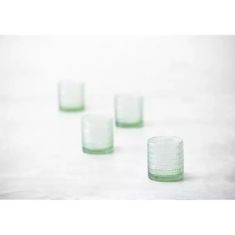 Kirklands Home Glassware & Drinkware|Fortessa Sage Jupiter Short Glasses, Set of 6 Green